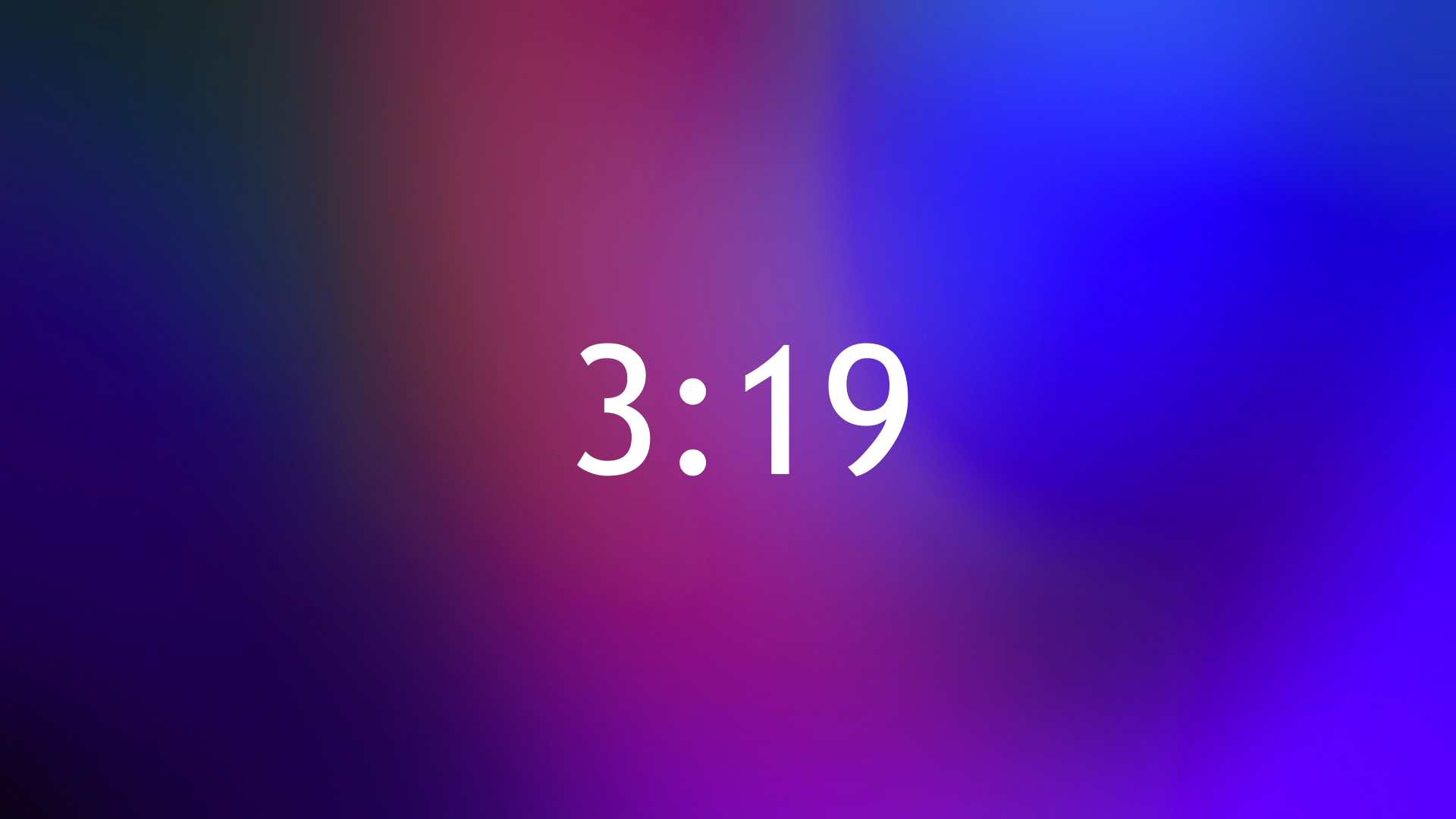 Colorful Light Leaks Countdown