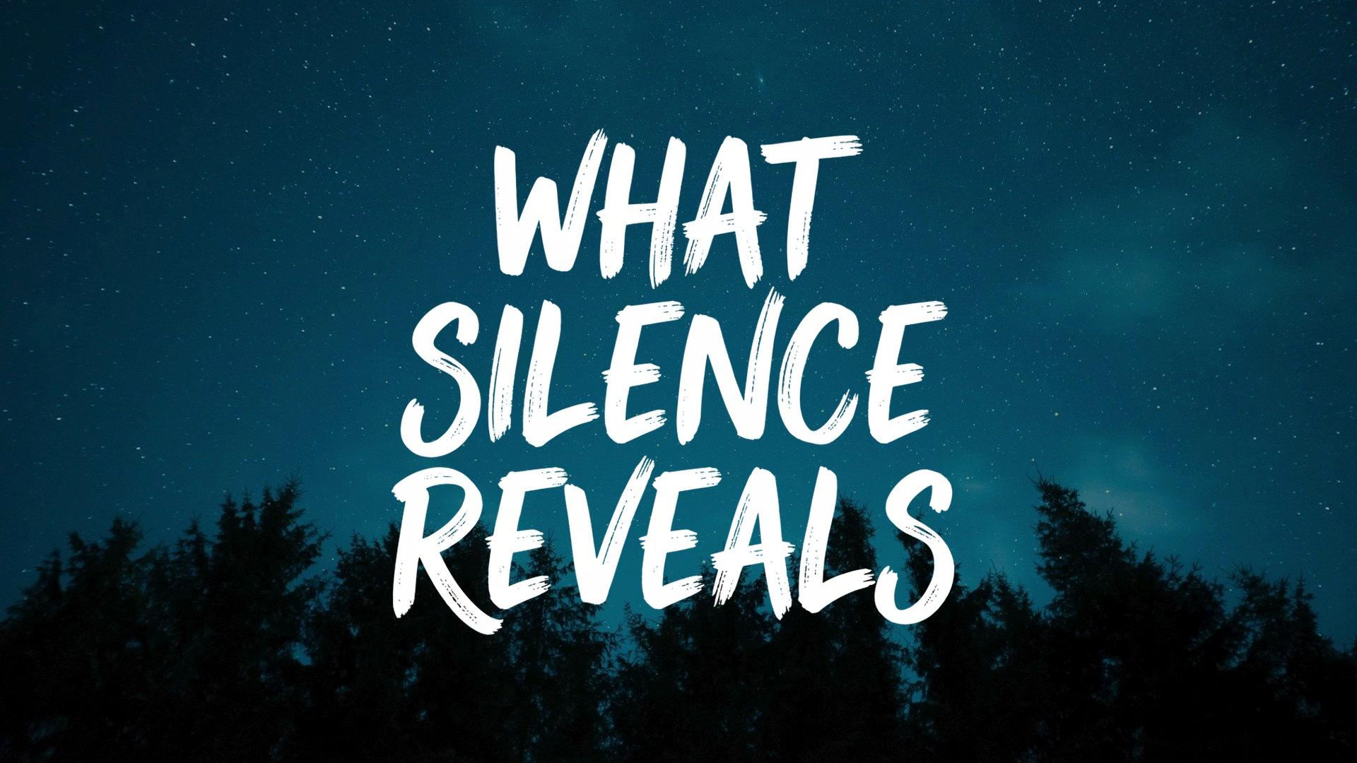 What Silence Reveals